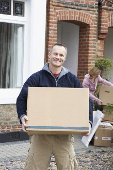Local man with a van service helping with moving items in Bow