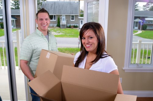 Removal van service for home and flat moves in Bow