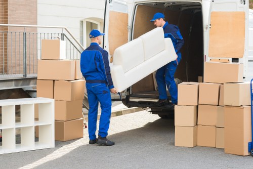Local moving truck for flats, houses, and offices near Bow
