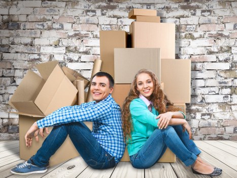 Student moving van for removals in Bow near local flats