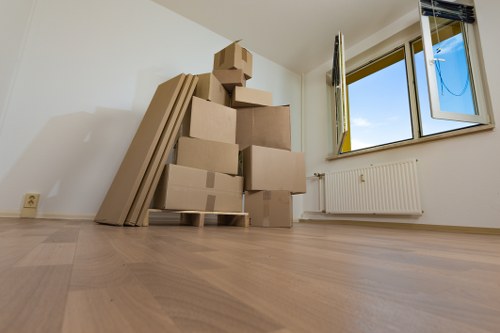 Local moving team navigating Bow streets and parking access