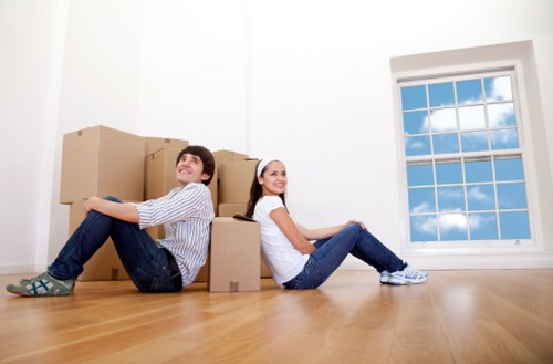 Final section of Bow Movers secure payment area with trusted methods