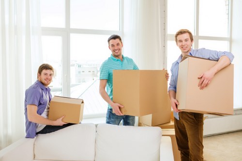 Residential removals service for a flat in Bow