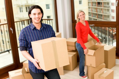Wardrobe and heavy-duty boxes suitable for local flats and terraced homes in Bow